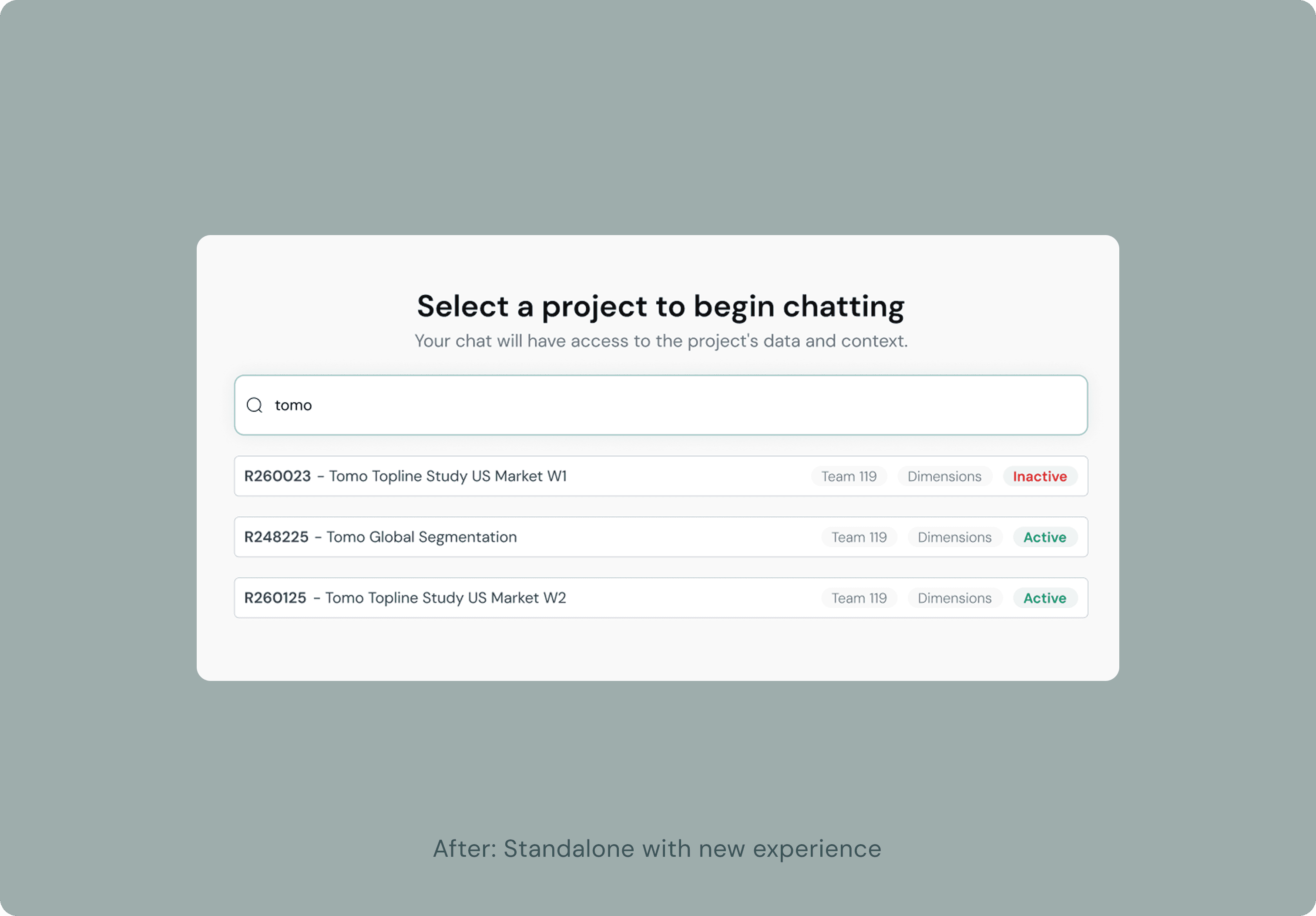 After: Lens as a standalone conversational experience